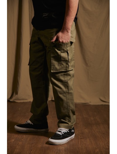IRONIC PANT GREEN OLIVE