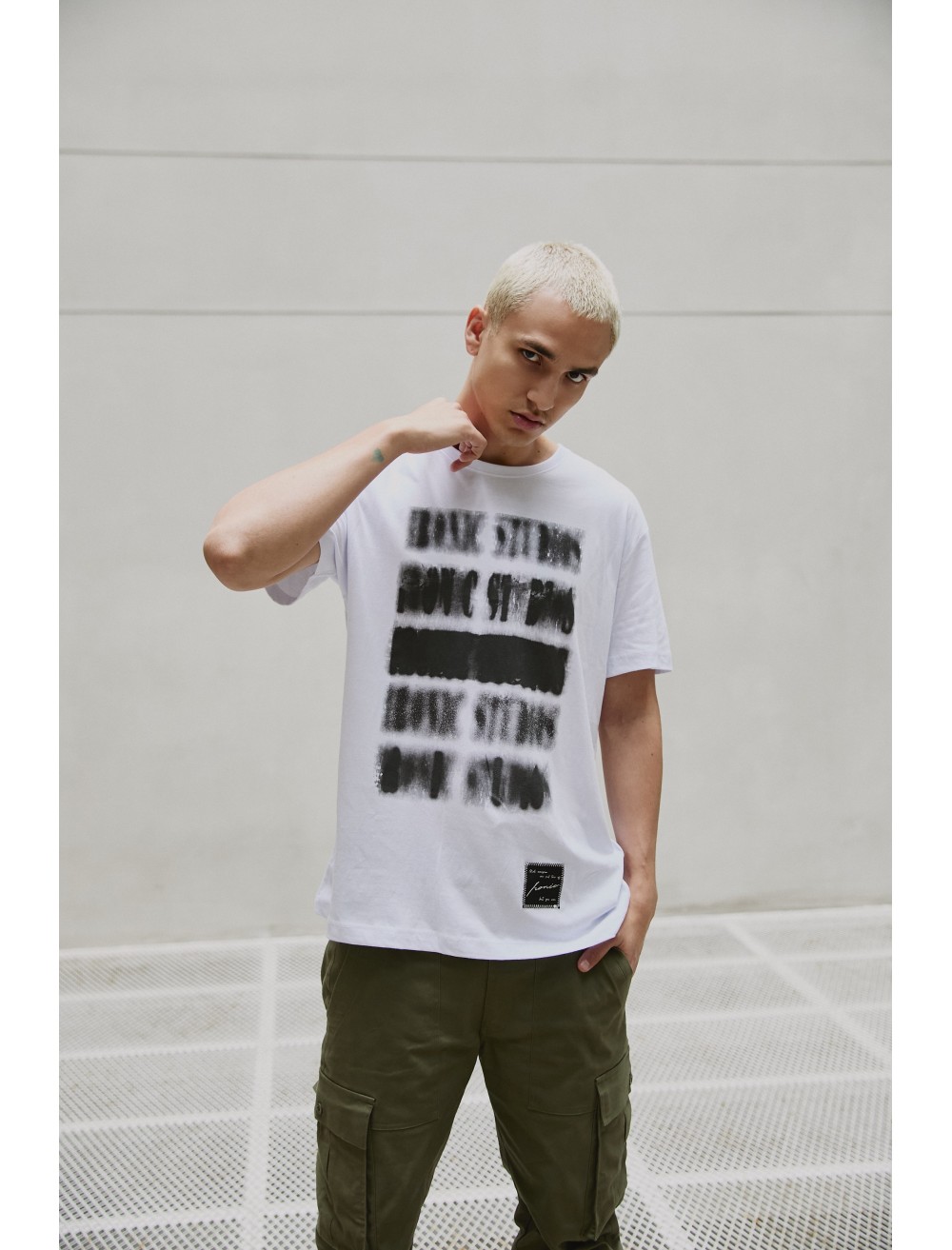 IRONIC SCRM WHITE TEE