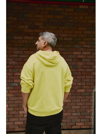 IRONIC HOODIE YELLOW STU