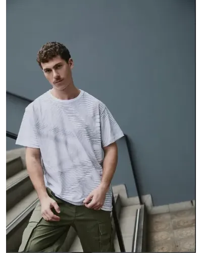 IRONIC TEE GREY CART