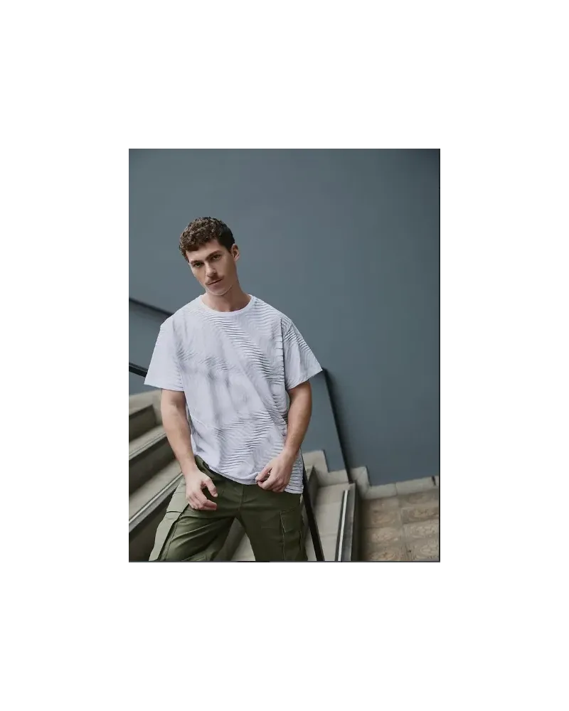 IRONIC TEE GREY CART