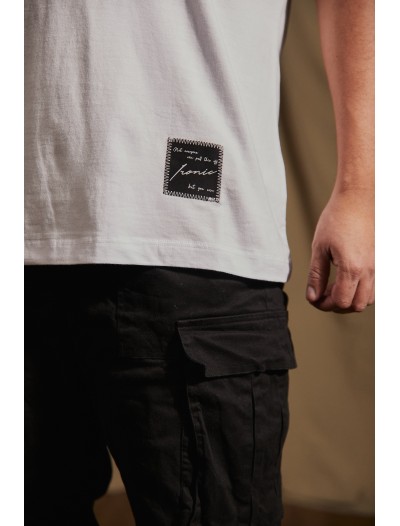 IRONIC CORE WHITE TEE / CUELLO V