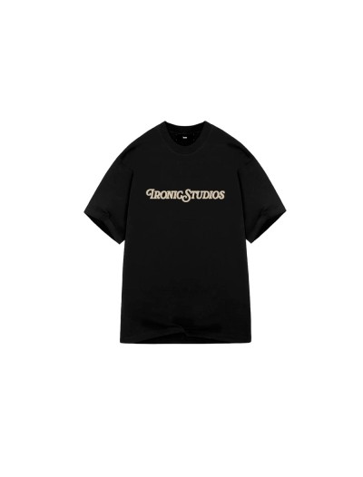 IRONIC STU BLACK TEE