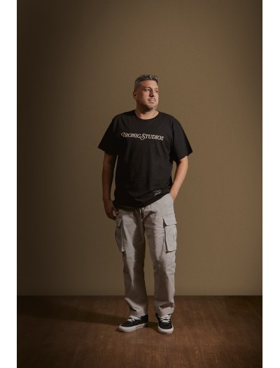 IRONIC STU BLACK TEE