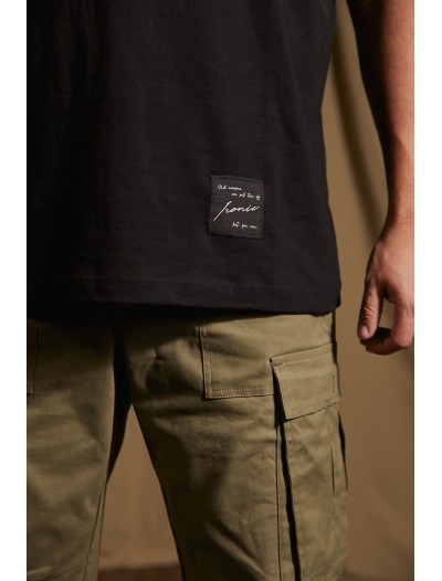 IRONIC STU BLACK TEE