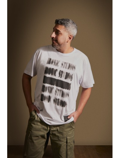 IRONIC SCRM WHITE TEE